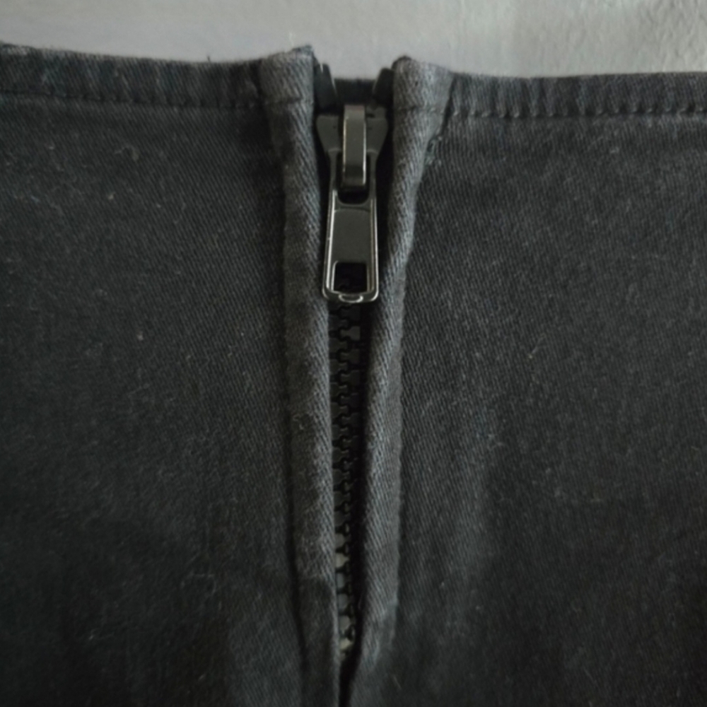 Black Grommet Tripp Skirt - Picture 6 of 7